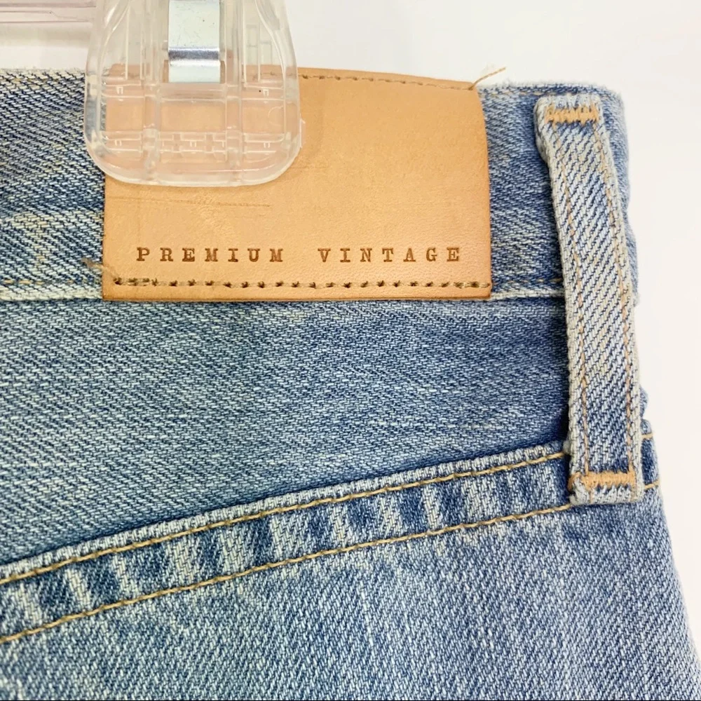 CITIZENS OF HUMANITY Jeans Liya High Rise Classic Crop Side Color block 27 - Picture 9 of 13